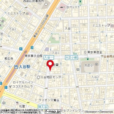 【地図】 | 入谷センチュリープラザ２１