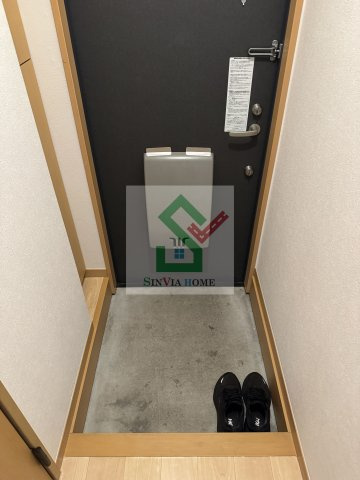 ヴィラソレイユの玄関