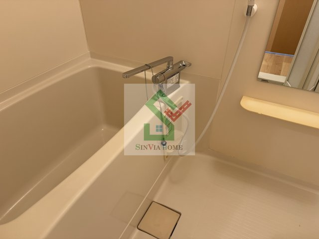 ヴィラソレイユの浴室