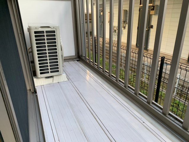 緑コーポ嶺Ⅱのバルコニー|写真は同施工のものになります。