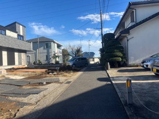 【前面道路含む現地写真】 | 戸塚区矢部町Ⅱ　全２棟/今回販売1棟 | 前面道路