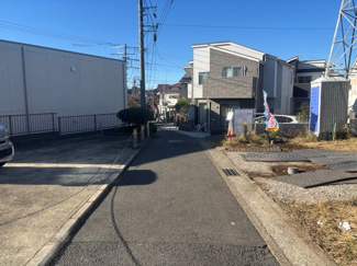 【前面道路含む現地写真】 | 戸塚区矢部町Ⅱ　全２棟/今回販売1棟 | 前面道路