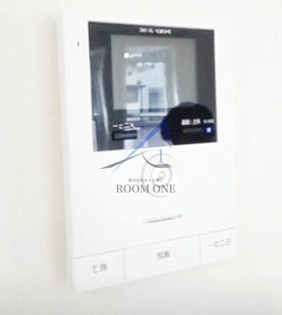 ラ・ネージュのセキュリティ|モニター付きインターホンです。