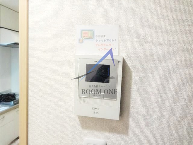 グロウ大森東のセキュリティ|モニター付きインターホンです。