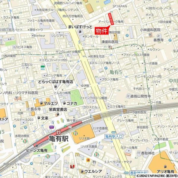 ＣＯＣＯ－ＣＨＩＬＬ　ＫＡＭＥＡＲＩの地図