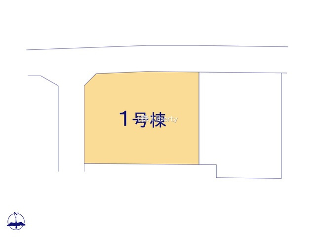 水戸市元吉田町10期　新築戸建　１号棟の区画図