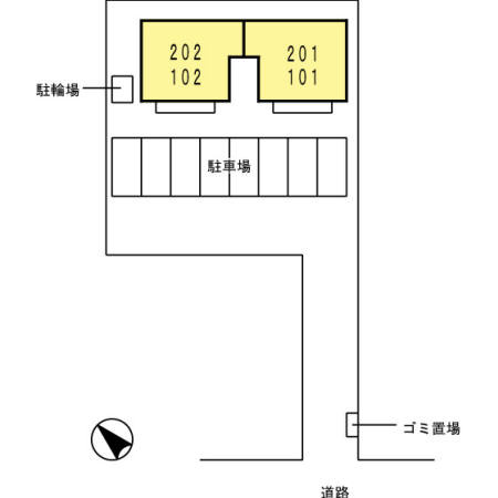 ラ・ファミーユの区画図