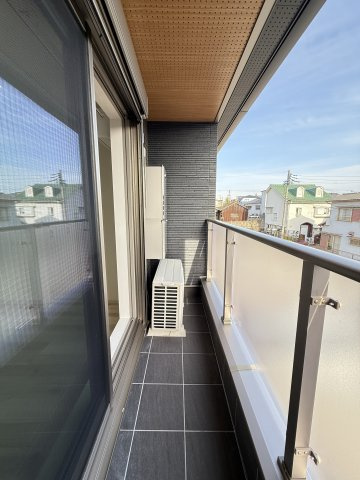 クラウンハイツ砂山南III A棟・アパート・95057のバルコニー|2階のお部屋です。