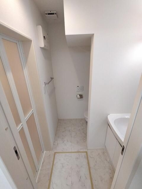 ラメール飯田橋の洗面所