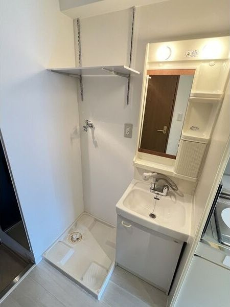 新梅田プライムの洗面所