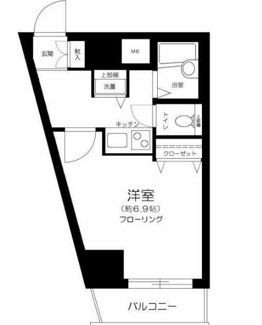 【間取り】 | グランド・ガーラ渋谷 | 間取りです。