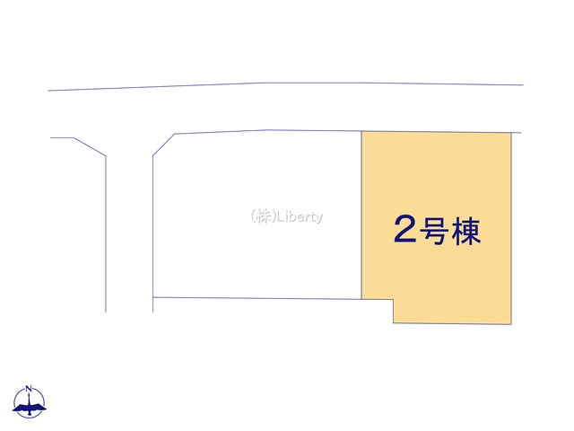 水戸市元吉田町10期　新築戸建　2号棟の区画図