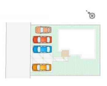 古河市大堤　新築戸建　３号棟の区画図