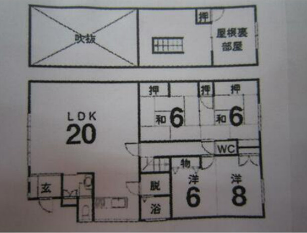 【間取り】 | 高知市上町３丁目
