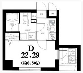 グリフィン横浜・反町公園参番館の間取り