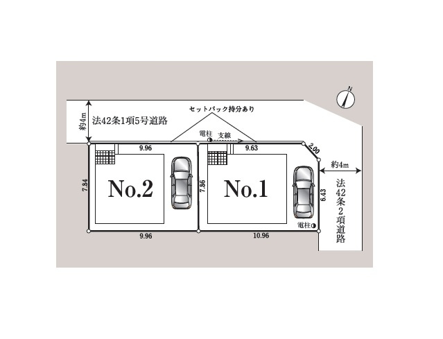 【区画図】 | ふじみ野市新田　全２棟　2号棟 | 2号棟