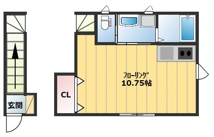 フランフロント（Franc front）大宮の間取り