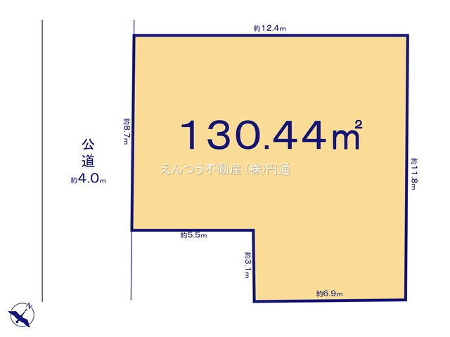 平和が丘1期の土地図