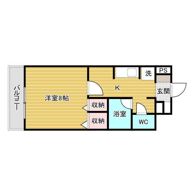 グランシャルマン新大阪の間取り