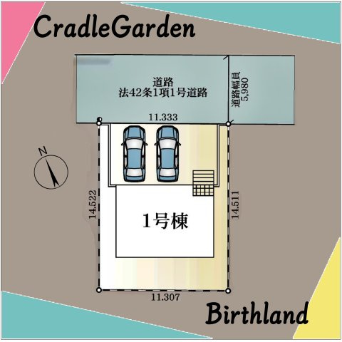 新築戸建・新築建売　深谷市岡里第4　岡部小・岡部中の地図