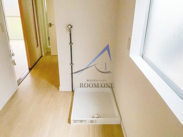 町田アパートの設備|洗濯機置き場です。