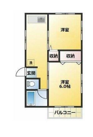 町田アパートの間取り|間取りです。