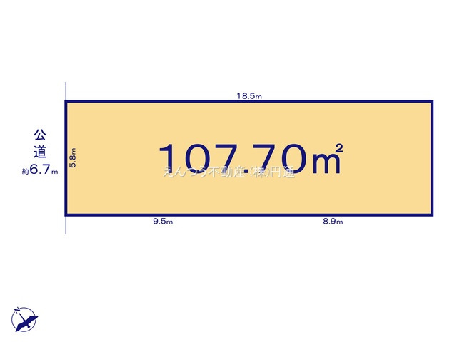 小井堀町1期の土地図