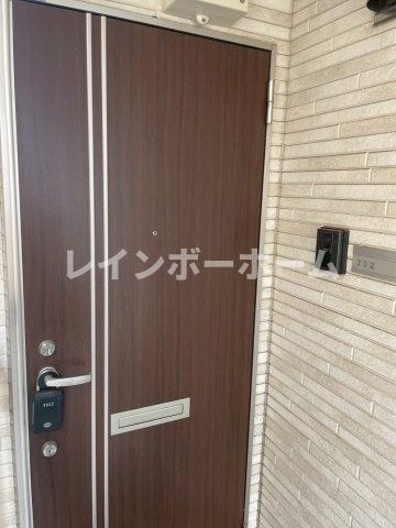 コーポあさひなの玄関