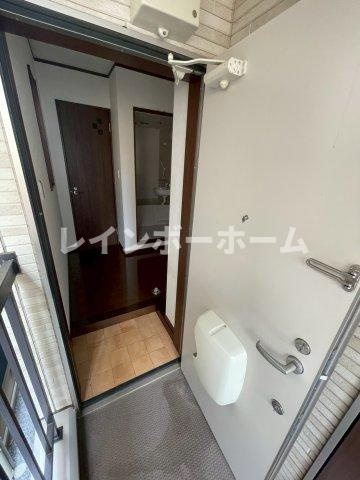 コーポあさひなの玄関