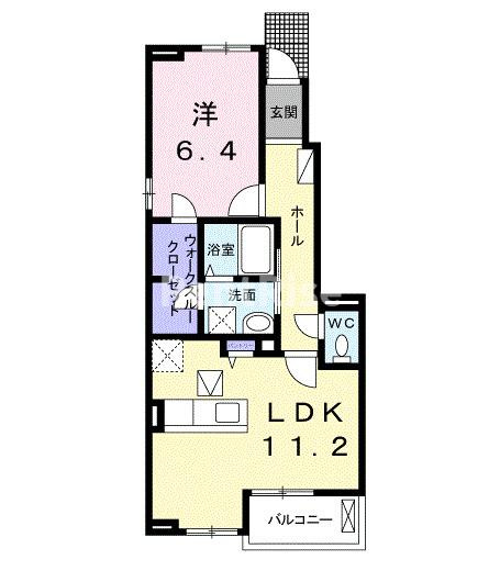 テラビスタⅡの間取り|間取図