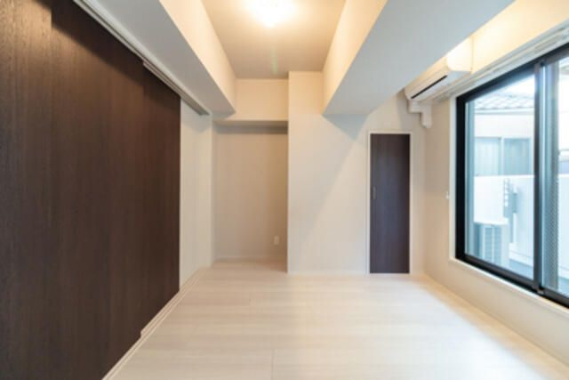 グラススペースの寝室