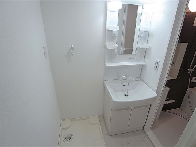 ワコーレヴィアーノ長田大塚町の洗面所|シャンプードレッサー、洗面脱衣所