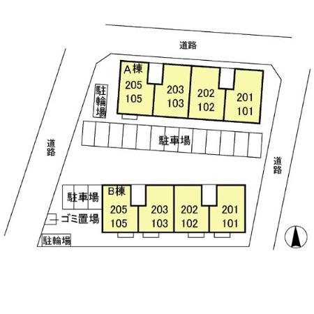 グリーンピア Ａの地図