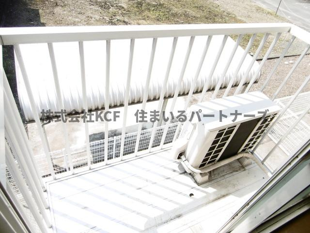 セジュール国分Ⅱのバルコニー|暖かな日差しのふりそそぐバルコニー