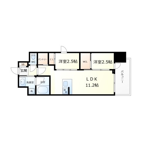 セレニテフラン梅田　西天満小学校の間取り|セレニテフラン梅田　間取り