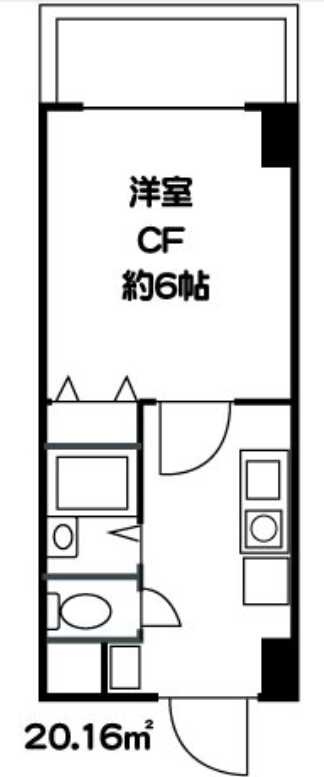 クオーレ青葉台　駅近　ネット無料　オートロックの間取り