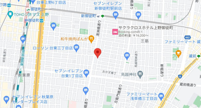 【地図】 | ステージファースト新御徒町Ⅱ