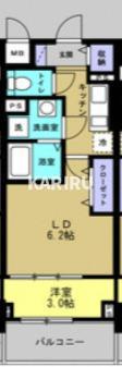 リアライズ鶴橋東Ⅱの間取り