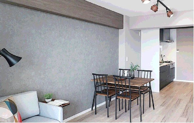 立花グリーンハイツ1号棟の居間・リビング