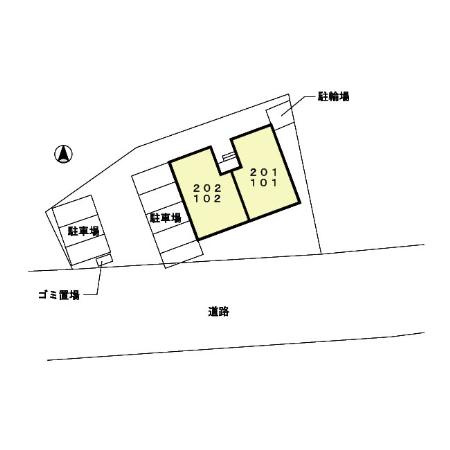 セジュールコンフォートの区画図