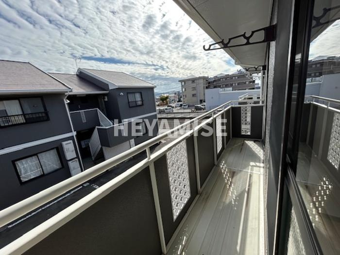 セジュールホーコC棟のバルコニー