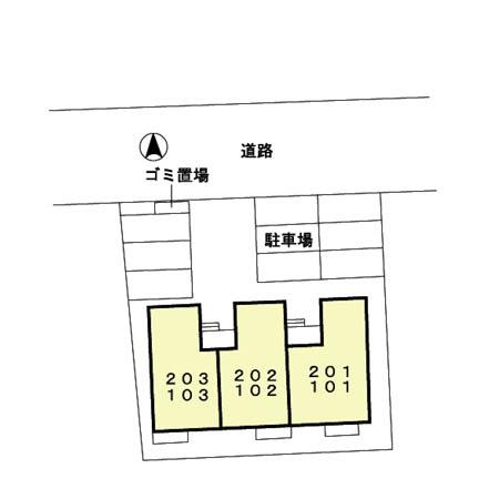 セジュール・サンクの区画図