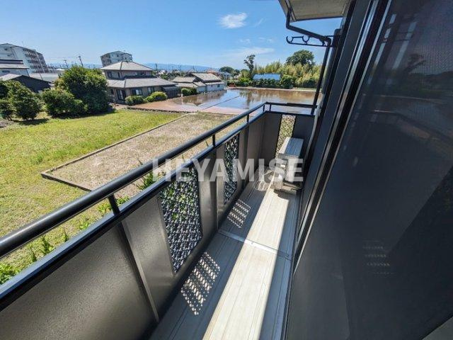 セジュール坂口B棟のバルコニー