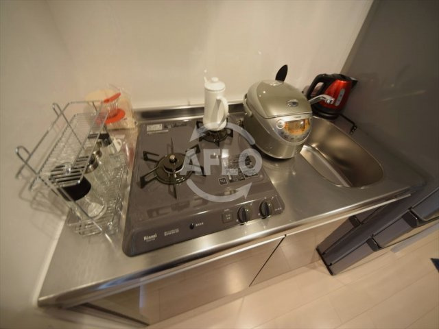 Luxe難波西Ⅰのキッチン|Luxe難波西I（ラグゼ難波西I）　ガス2口コンロシステムキッチン