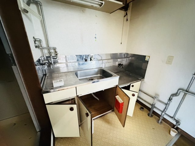 旭川市サンハイツ　1棟アパートのキッチン