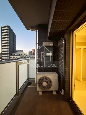 レジュールアッシュウエストレジスのバルコニー