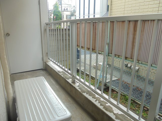 スガノマンションのバルコニー