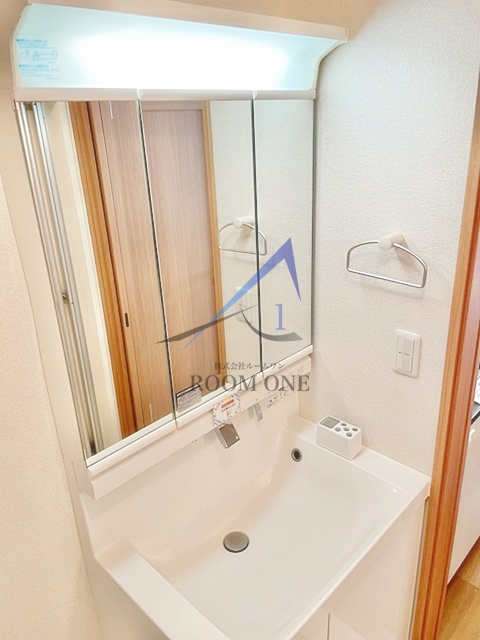 カサベルデ八雲の洗面所|洗面台です。