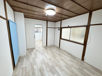 【洋室】 | 河原貸家 | 1F：6帖