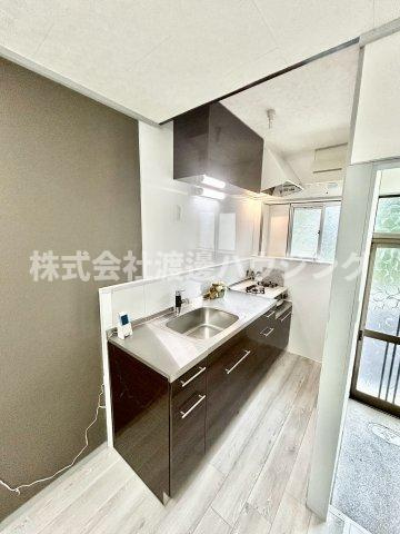 大阪市東淀川区上新庄３丁目の一戸建てのキッチン